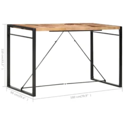 Baaripöytä 180x90x110 cm seesampuu