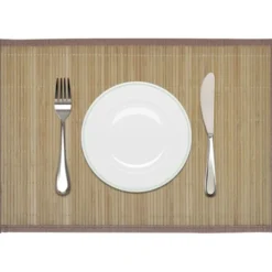 Bambu tabletti 6 kpl 30 x 45 cm ruskea