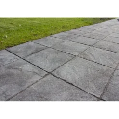 Betonilaatta Rudus 398x398x50mm, musta, profiloitu