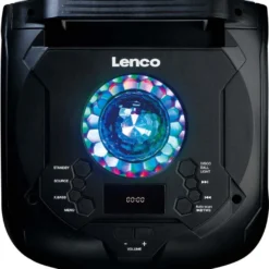 Bilekaiutin Lenco, led-valoilla, langattomilla mikrofoneilla