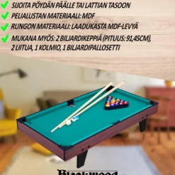 Biljardipöytä Blackwood Junior 3'