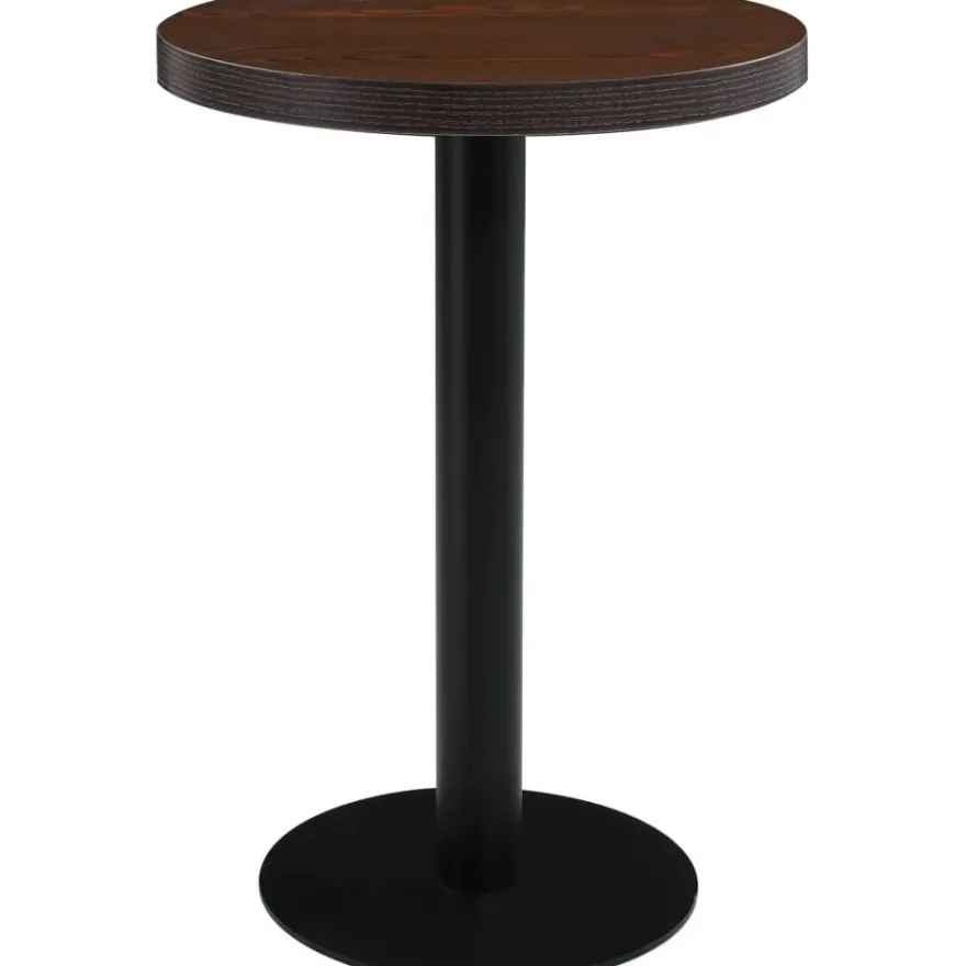 Bistropöytä tummanruskea 60 cm mdf