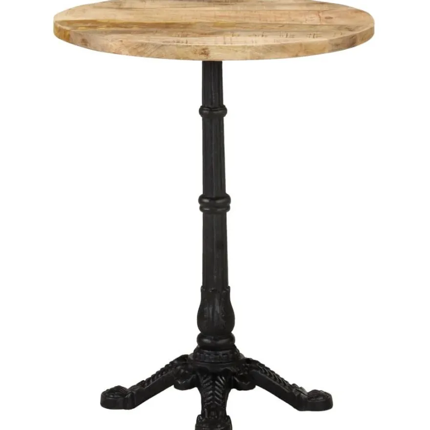 Bistropöytä 60x76cm karkea mangopuu