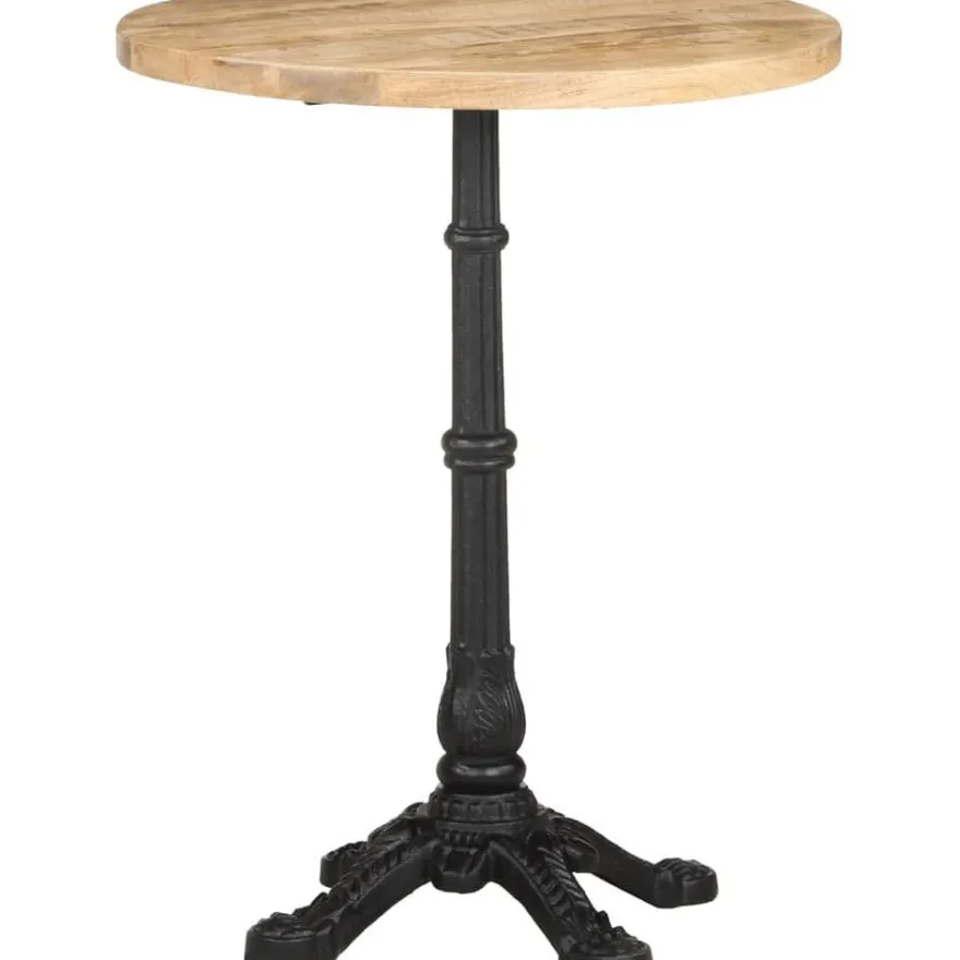 Bistropöytä 60x76cm karkea mangopuu