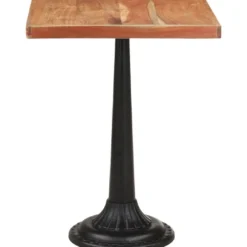 Bistropöytä 60x60x76 cm täysi akaasiapuu