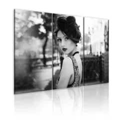 Canvas-taulu Artgeist An elegant woman, retro, 40x60cm