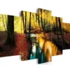 Canvas-taulu Artgeist Autumn silence: forest, eri kokoja