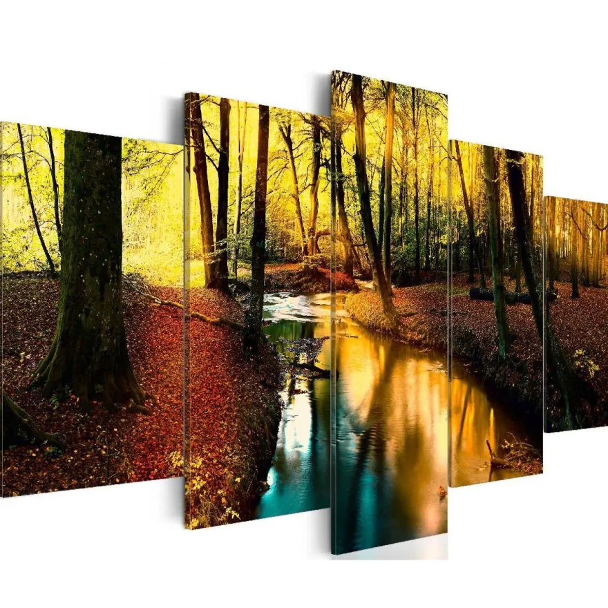Canvas-taulu Artgeist Autumn silence: forest, eri kokoja
