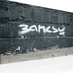 Canvas-taulu Artgeist Banksy: signature II, 40x60cm