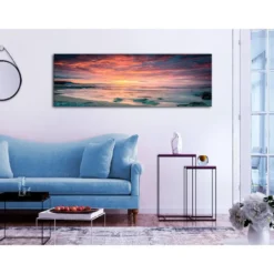 Canvas-taulu Artgeist Beach in Crete Red, 1-osainen, kapea, eri kokoja