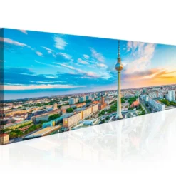 Canvas-taulu Artgeist Berliner Fernsehturm - Germany, eri kokoja