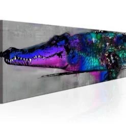 Canvas-taulu Artgeist Blue Alligator, eri kokoja
