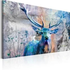 Canvas-taulu Artgeist Blue Deer, eri kokoja