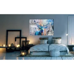 Canvas-taulu Artgeist Blue Deer, eri kokoja