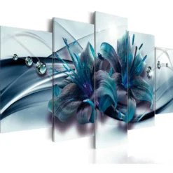 Canvas-taulu Artgeist Blue Lily, eri kokoja