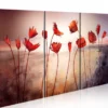 Canvas-taulu Artgeist Bright red poppies, eri kokoja