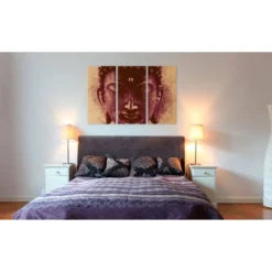 Canvas-taulu Artgeist Buddha - face, eri kokoja