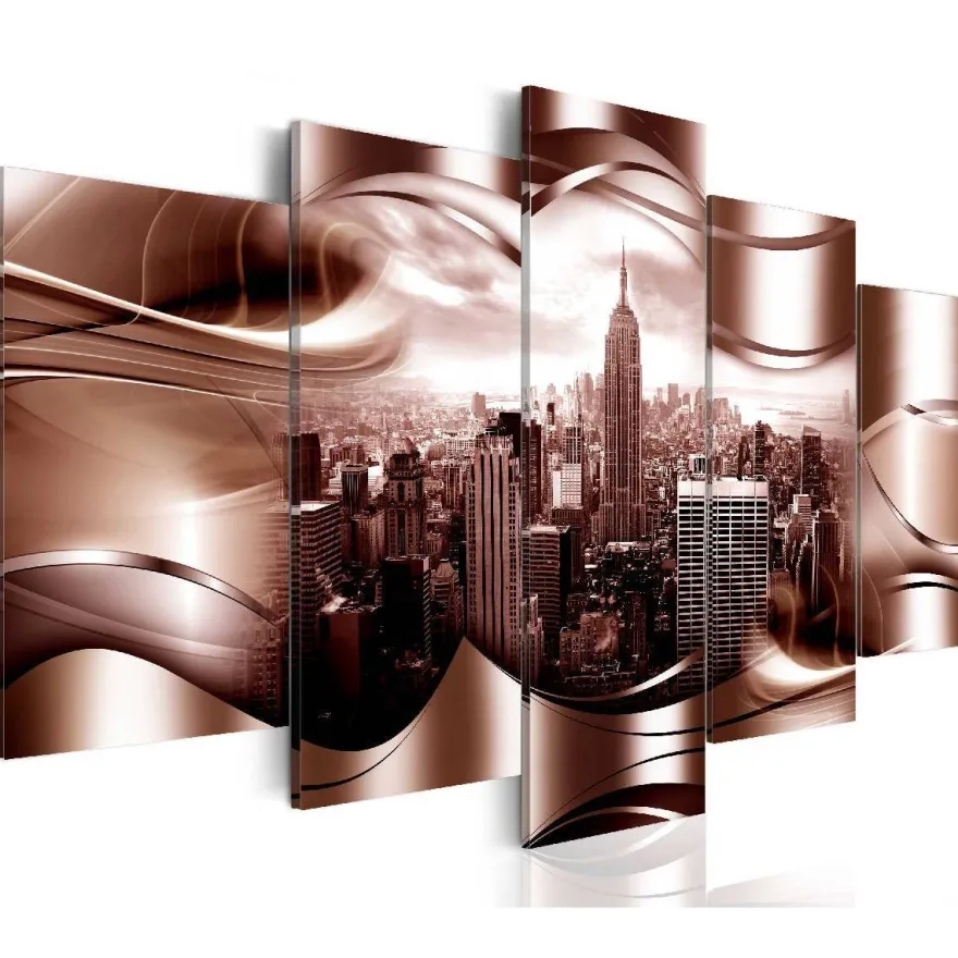Canvas-taulu Artgeist Burgundy New York, eri kokoja