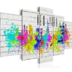 Canvas-taulu Artgeist Colorful New York, eri kokoja