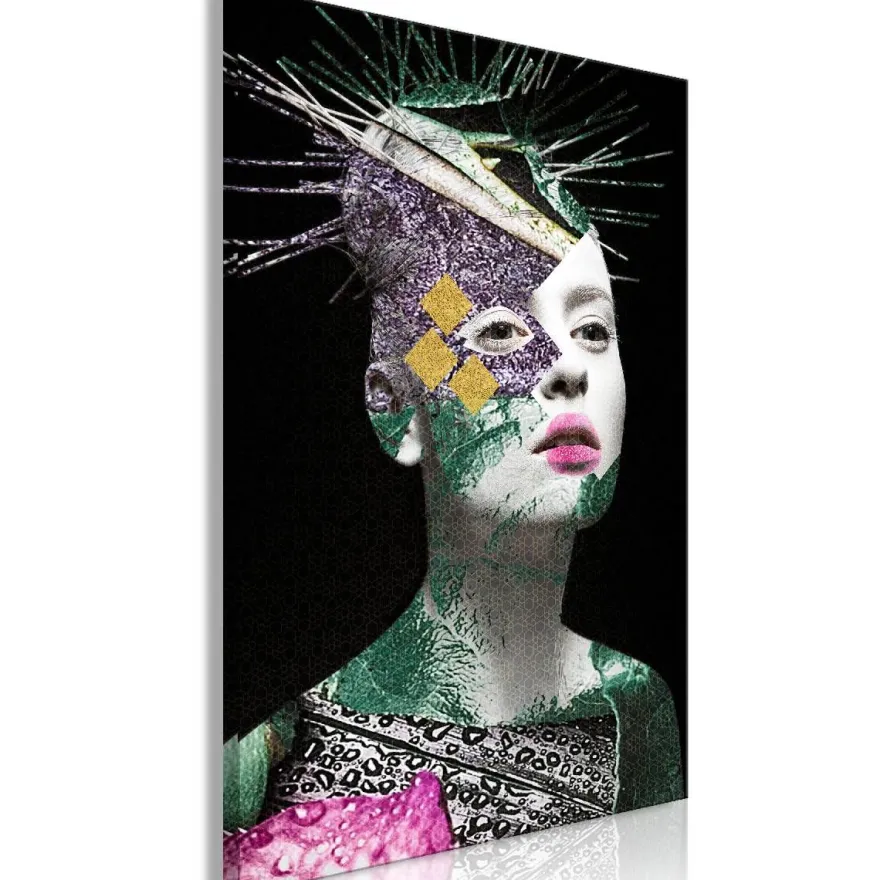 Canvas-taulu Artgeist Colourful Portrait, 1-osainen, pystysuuntainen, eri kokoja