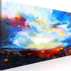Canvas-taulu Artgeist Colourful Sky, 1-osainen, kapea, eri kokoja
