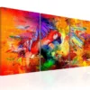 Canvas-taulu Artgeist Colourful Parrot, eri kokoja