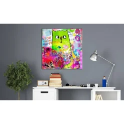 Canvas-taulu Artgeist Crazy Cat, eri kokoja