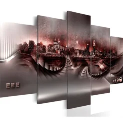 Canvas-taulu Artgeist Crimson City, eri kokoja