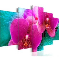 Canvas-taulu Artgeist Exotic orchids, eri kokoja