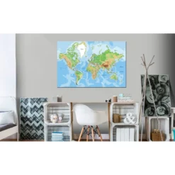 Canvas-taulu Artgeist Explore the World!, eri kokoja