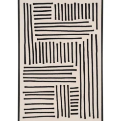 Canvastaulu House Nordic Lipari No.1, 60x90cm, musta/beige