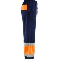 Collegehousut Blåkläder 1549 Highvis, mariininsininen/huomio-oranssi