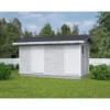 Elementtivarasto Aarni E6d, 4540x2140mm, 9.72m², puuvalmis