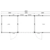 Elementtivarasto Aarni E8M, 8040x2140mm, 17.21m², puuvalmis