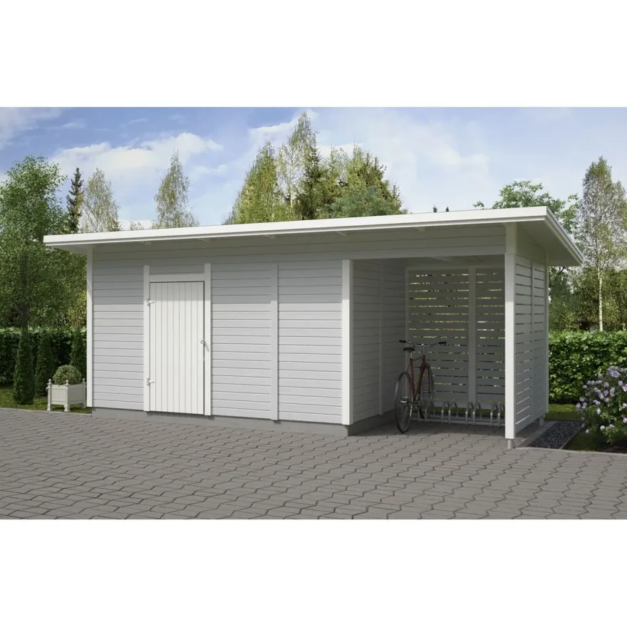 Elementtivarasto Aarni E8M, 8040x2140mm, 17.21m², puuvalmis