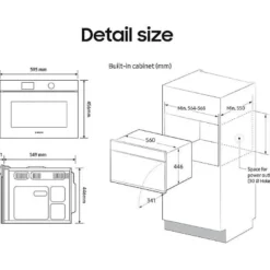Erillisuuni Samsung NQ5B4553FBB/U1, 56cm, musta