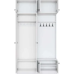 Eteisen säilytyskokonaisuus Linento Furniture EA145, 119.6x226.4cm