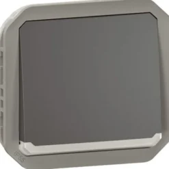 Hakuvalollinen vaihtopainikemekanismi Legrand Plexo 10 A IP55, antrasiitti