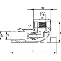 Hanakulmarasia Hela 8350, ø15mm putkille, 2kpl