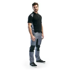 Housut Blåkläder 1459 Stretch, harmaa/musta
