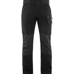 Housut Blåkläder 1422 Stretch, musta/keltainen