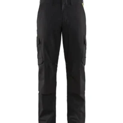 Housut Blåkläder 1448 Stretch, musta/keltainen