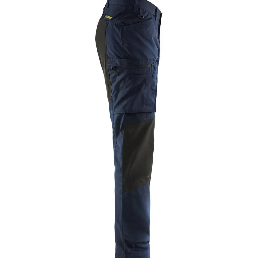 Housut Blåkläder 1459 Stretch, tummansininen/musta