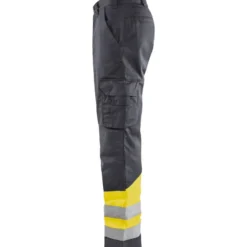 Huomiohousut Blåkläder 1564 Highvis, harmaa/huomiokeltainen