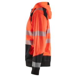 Huppari Blåkläder 3546 Highvis, huomiopunainen/musta