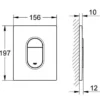 Huuhtelupainike Grohe Arena Cosmopolitan 38844000, kromi