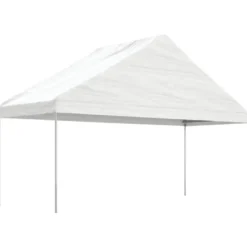 Huvimaja katolla valkoinen 17,84x5,88x3,75 m polyeteeni