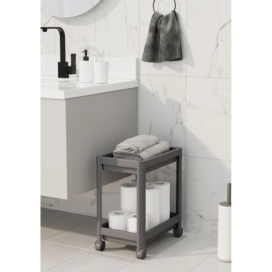 Hylly pyörillä Linento Furniture TKRLKKT-2K-2, 23x36x40cm, 2kpl, eri värejä