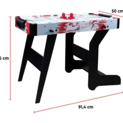 Ilmakiekko Prosport Airhockey Table, 91.4x50.2x66cm