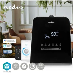 Ilmankostutin Nedis SmartLife Wi-Fi HUMI150BKW, musta